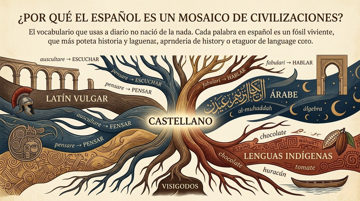 El Árbol Genealógico del Castellano: Las Familias Raíz que Formaron Nuestra Lengua